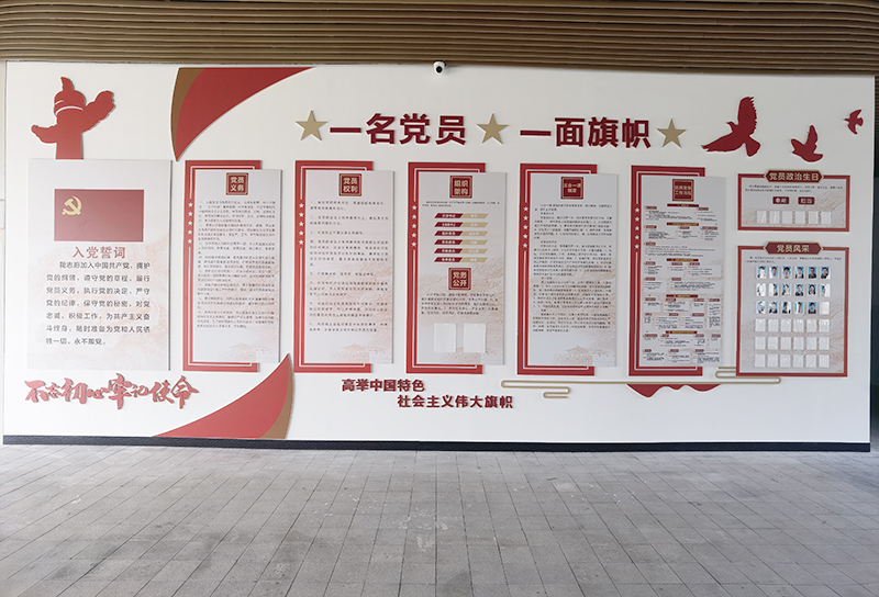 党建文化墙|企业文化墙|学校文化墙案例分享