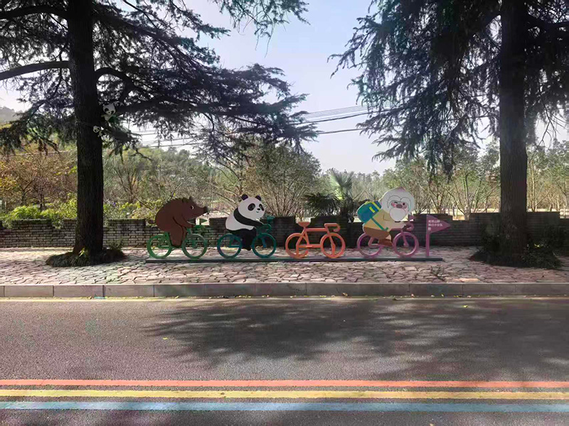 骑行步道指示标识|公路指示标识|标识标牌厂家